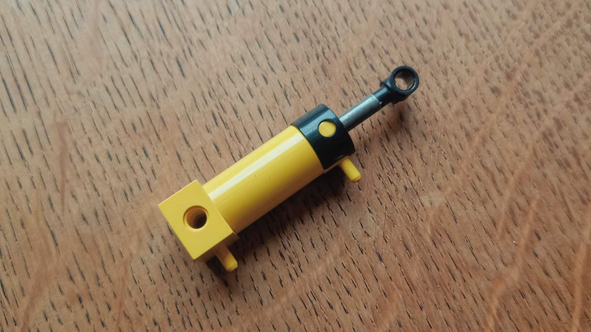 A Lego pneumatic cylinder